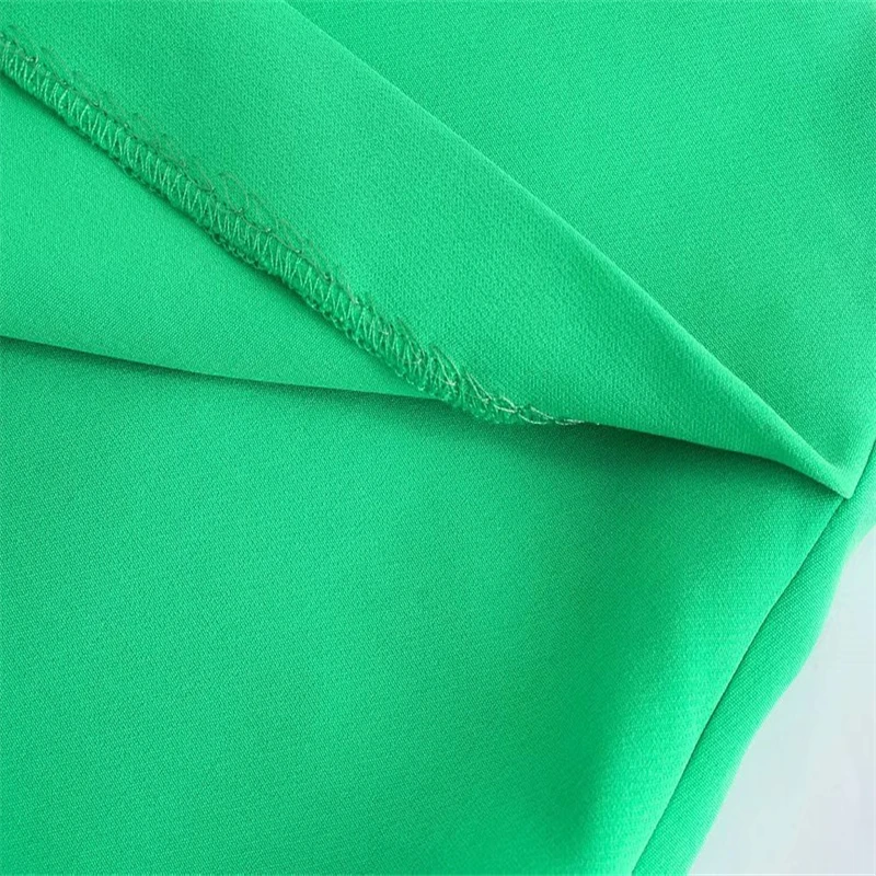 

Pinkou Women Elegant Fluorescent Green Skirt Fromt Split Back Zipper A Line Female Fashion Chic Skirts Mujer BA37