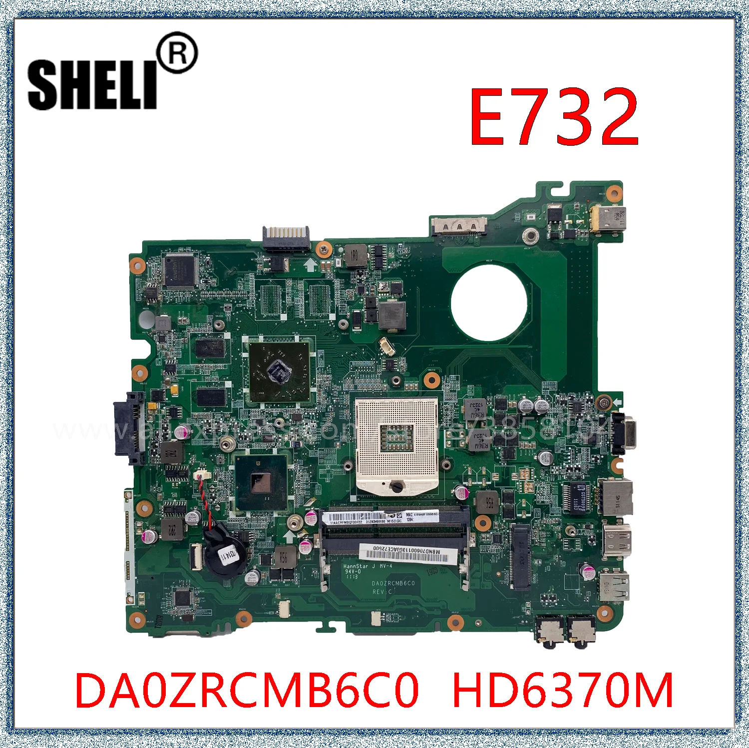 Материнская плата SHELI для ноутбука Acer Emachines E732 E732Z материнская HD6370M GPU HM55