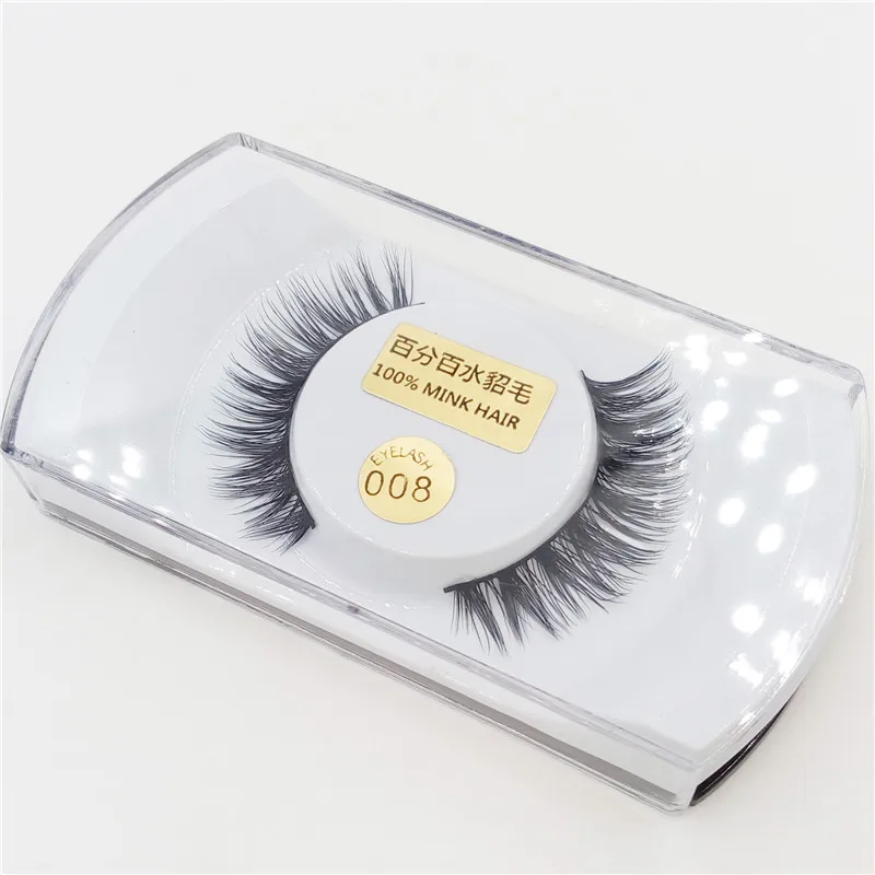 Норковые ресницы 3D норковые безжалостные ручной работы многоразовые