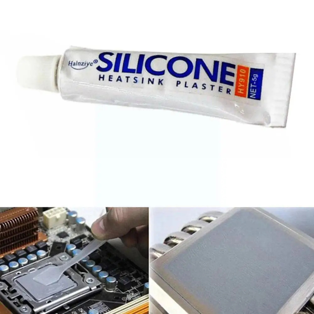 

Hy910 5g Silicone Thermal Adhesive Conductive Paste Heat Led Gpu Plaster Silicone Sink Solvent