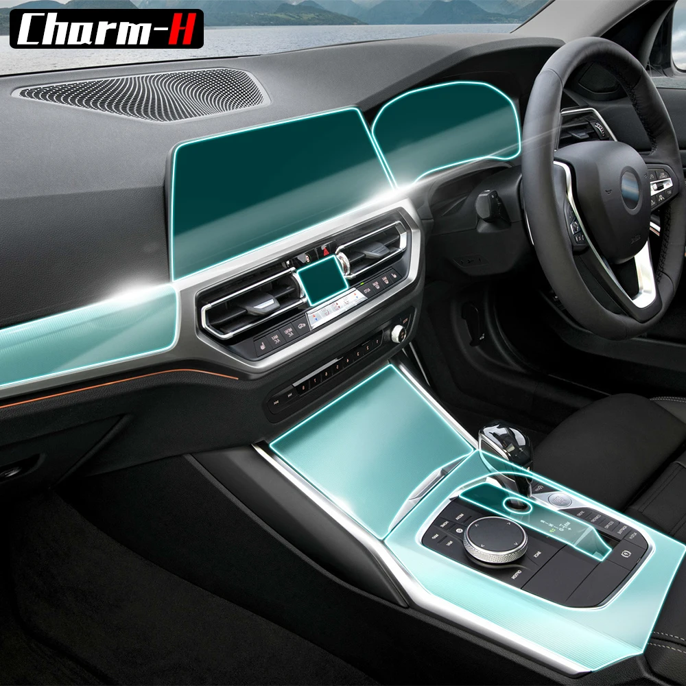 for bmw 3 series g20 2019 2020 right hand driver car door center console media central ac navigation screen tpu protector film free global shipping