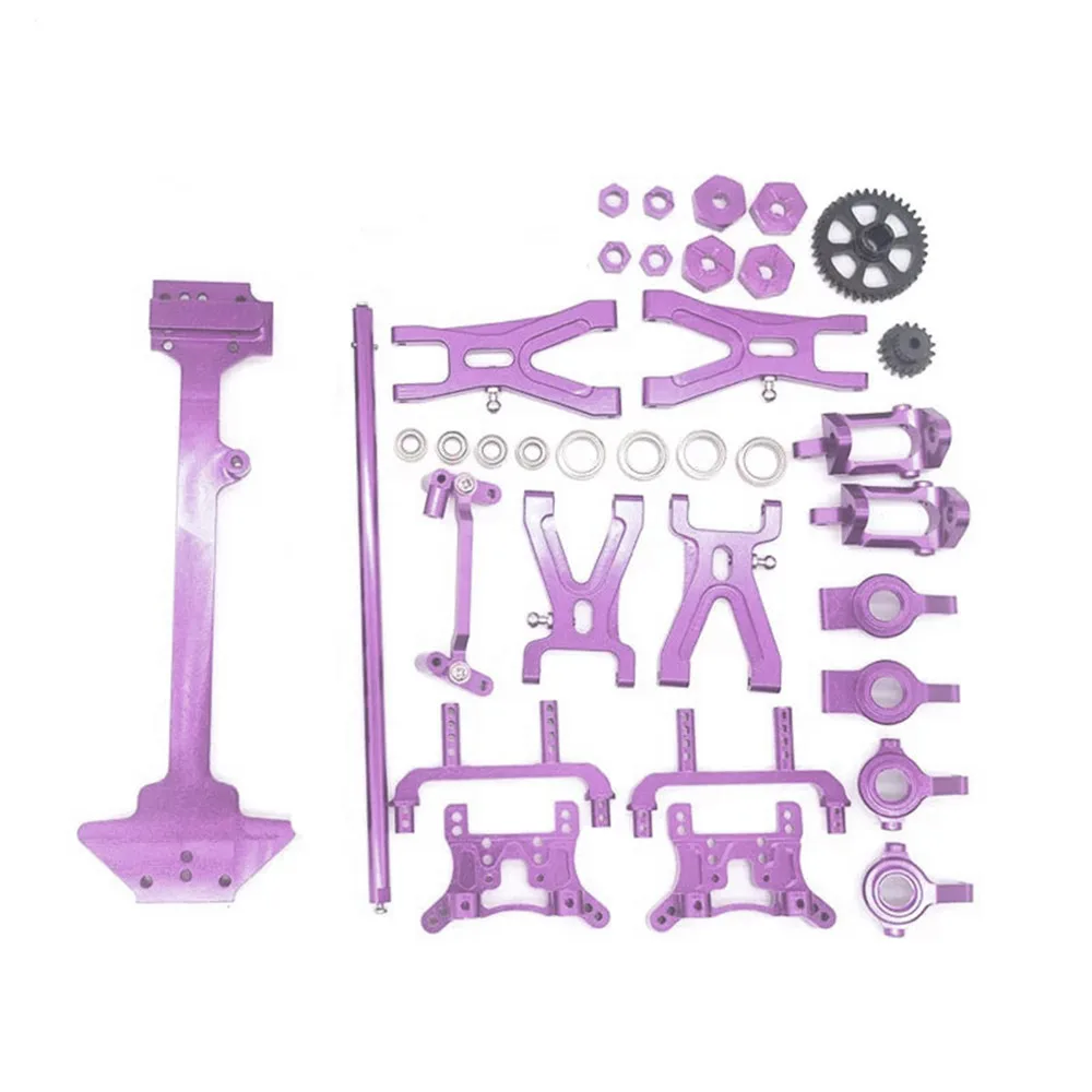 

1 Set Metal Upgrade Parts Kit For WLtoys 1/18 Electric RC Car Off Road Buggy A959-B A969-B A979-B K929-B Metal Replacement