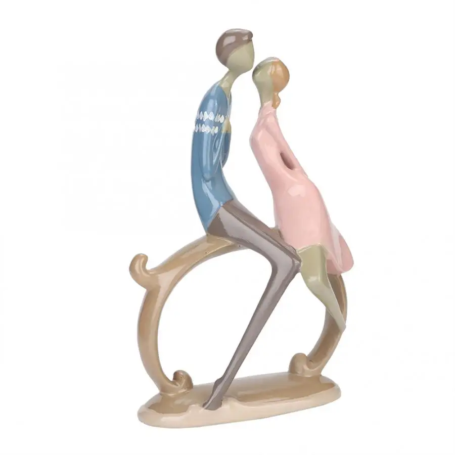 Миниатюрных моделей Свадебная танцевальная пара Скульптура любовь настольная