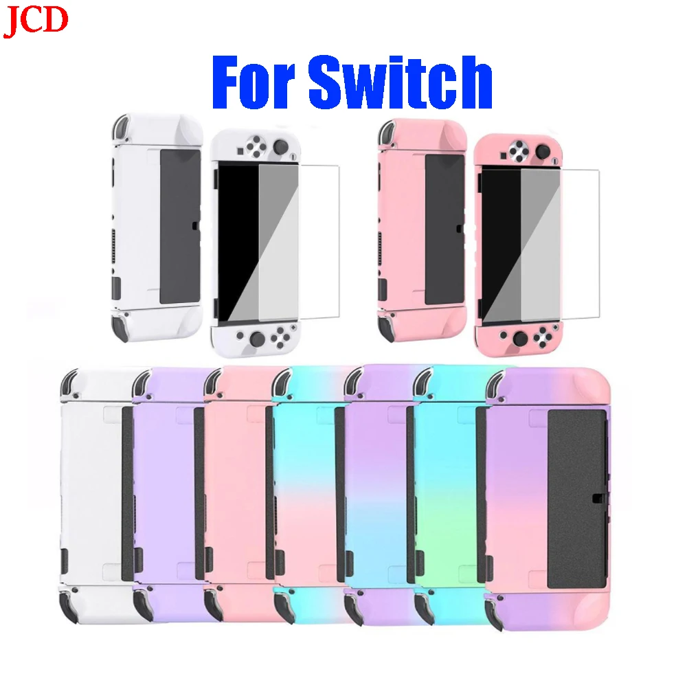 

JCD 1pcs For Ns Oled Protective Shell Suitable For Switch OLED Protective Sleeve Oled Explosion-proof Soft Film Rocker Cap R2O2