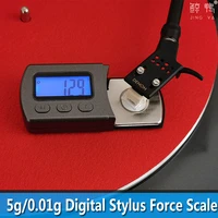5g0 01g lcd digital dynamomter turntable stylus force balance gauge with calibration weight