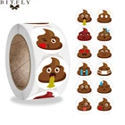 500 шт., наклейки с эмоциями