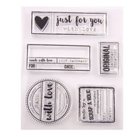 just for you clear stamp seal for diy scrapbookingphoto album decorative clear stamp sheets