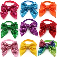 60pcs dog bow tie dog christmas accessories pet dog cat bowtie holiday party grooming products dogs pets accessories