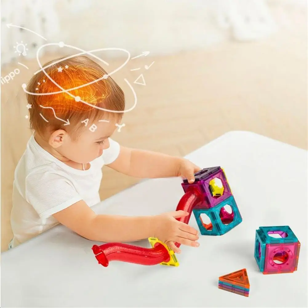 

RCtown Big Size Magnetic Designer Magnet Building Blocks Accessories Educational Constructor Toys For Children