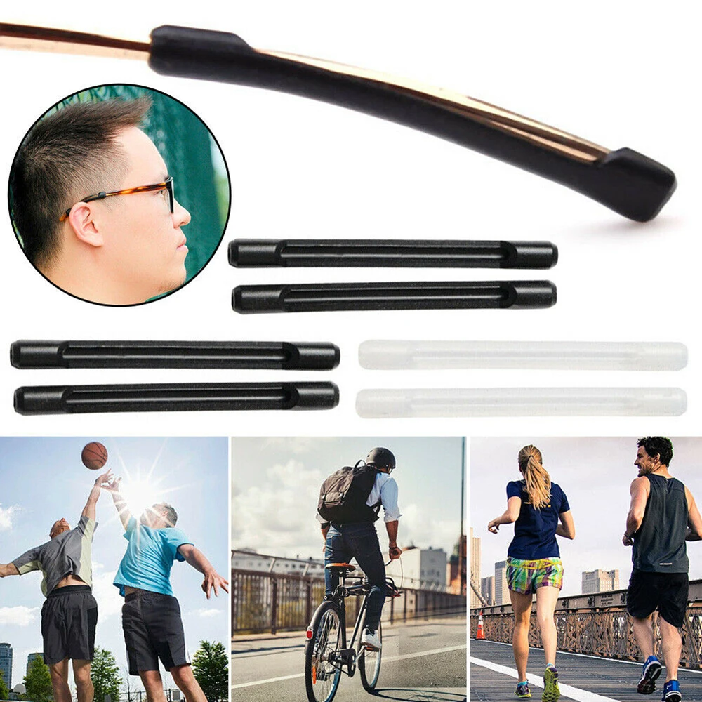 

Anti-Slip Soft Silicone Eyeglass Strap High Quality Silicone Grips Glasses Ear Hooks Holder Accessories Sunglasses Temple Tips