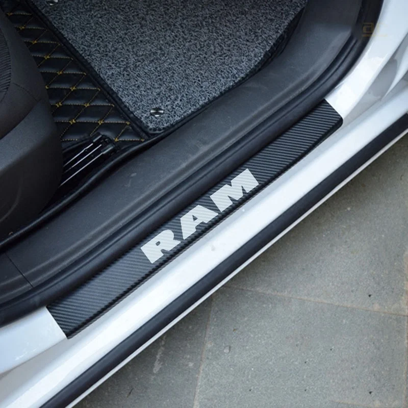 Для Dodge Оперативная память порога пластина из углеродного волокна автомобиля