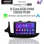 720P 360 камера Android 11,0 автомобильный dvd-плеер для Opel Mokka X Vauxhall Buick Encore 2016-2019 навигация GPS 4G + Wifi радио стерео