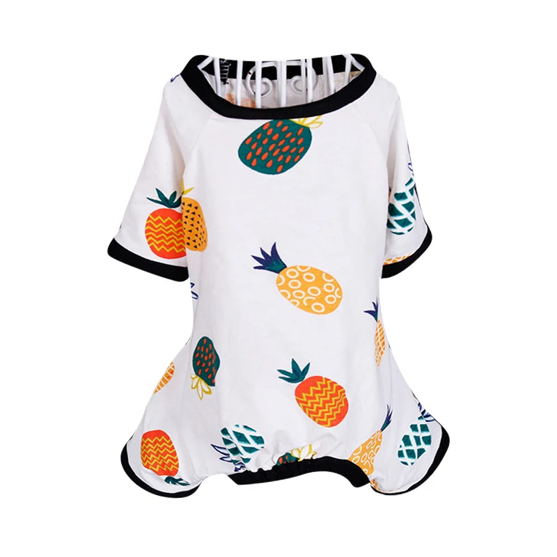 Домашняя одежда для собак комбинезон пижама домашних животных Пижама с котом |