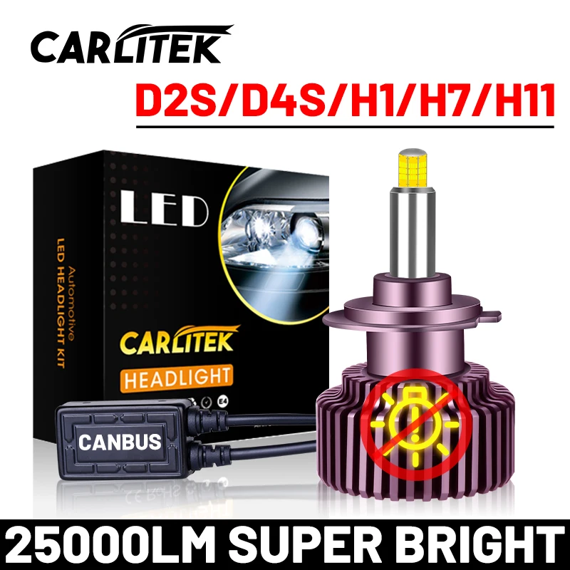 

H7 LED Canbus D2S D4S HID Kit 360 Mini H1 H8 HB3 9005 HB4 9006 H11 Led Headlights Bulbs H9 9012 HIR2 Auto Lamp 80W 25000LM 6000K