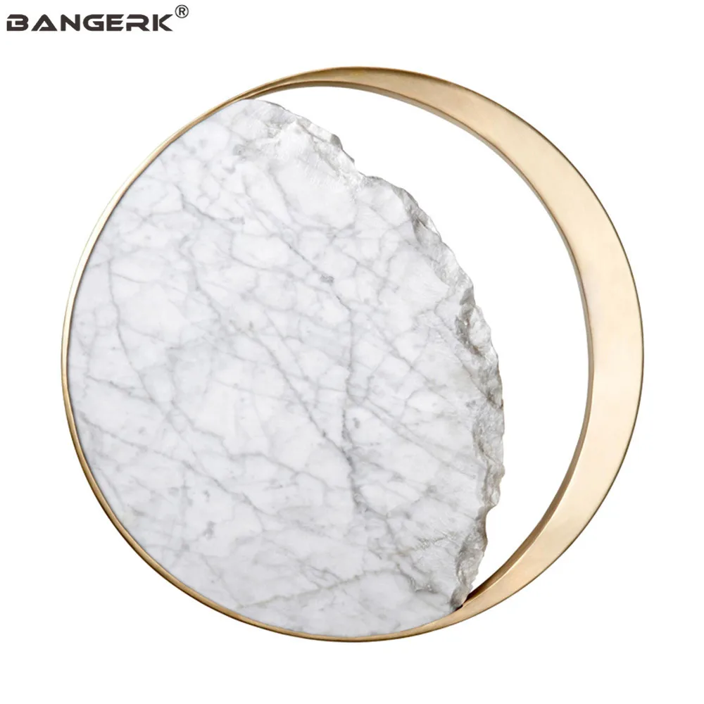 Современный светодиодный настенный светильник в стиле лофт круглая железная