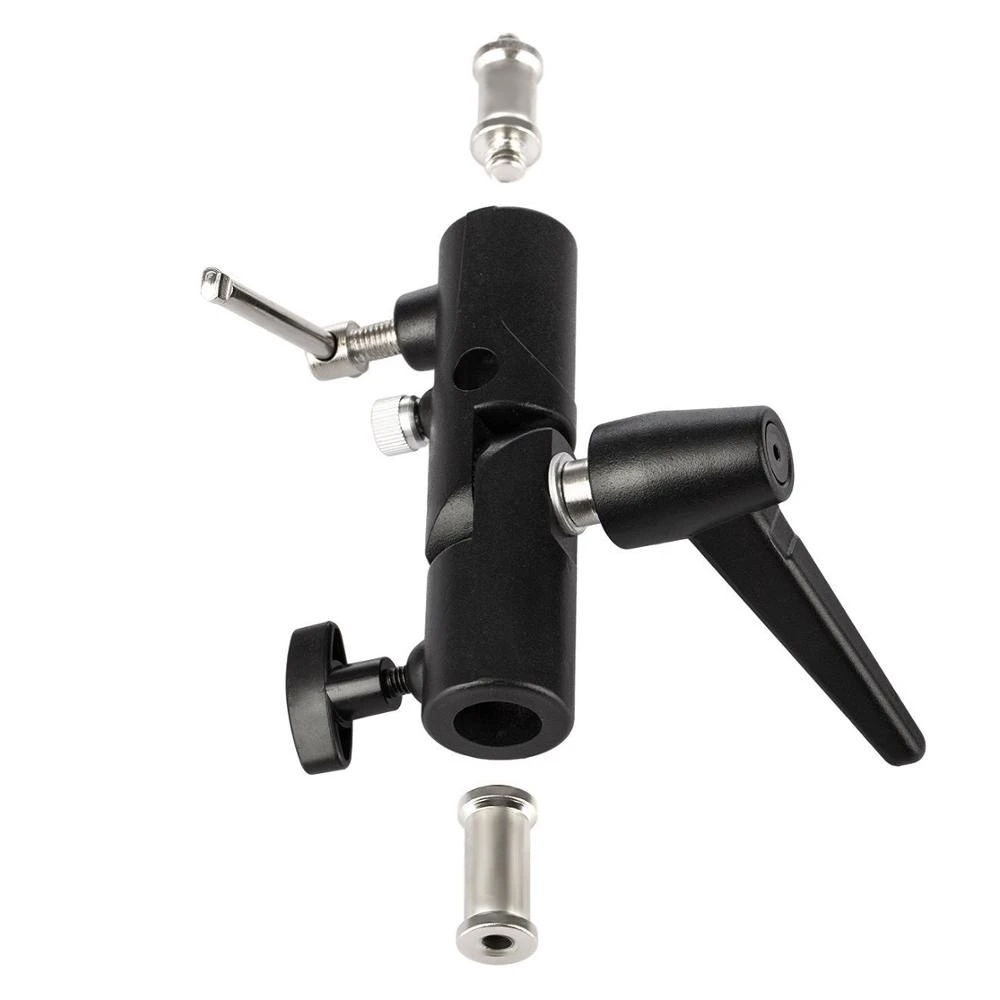 Foleto Flash Bracket Hot Shoe Umbrella Holder Light Stand Mount Adapter for Tripod photography light | Электроника