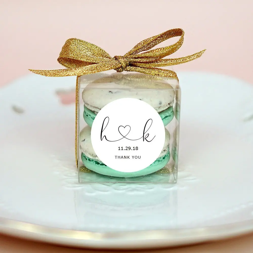 

100 Pieces(NO BOX), 3-7CM, Custom Personalized, Liked Love Heart, Wedding Stickers, Candy Favors Gift Boxes Labels, NO BOX