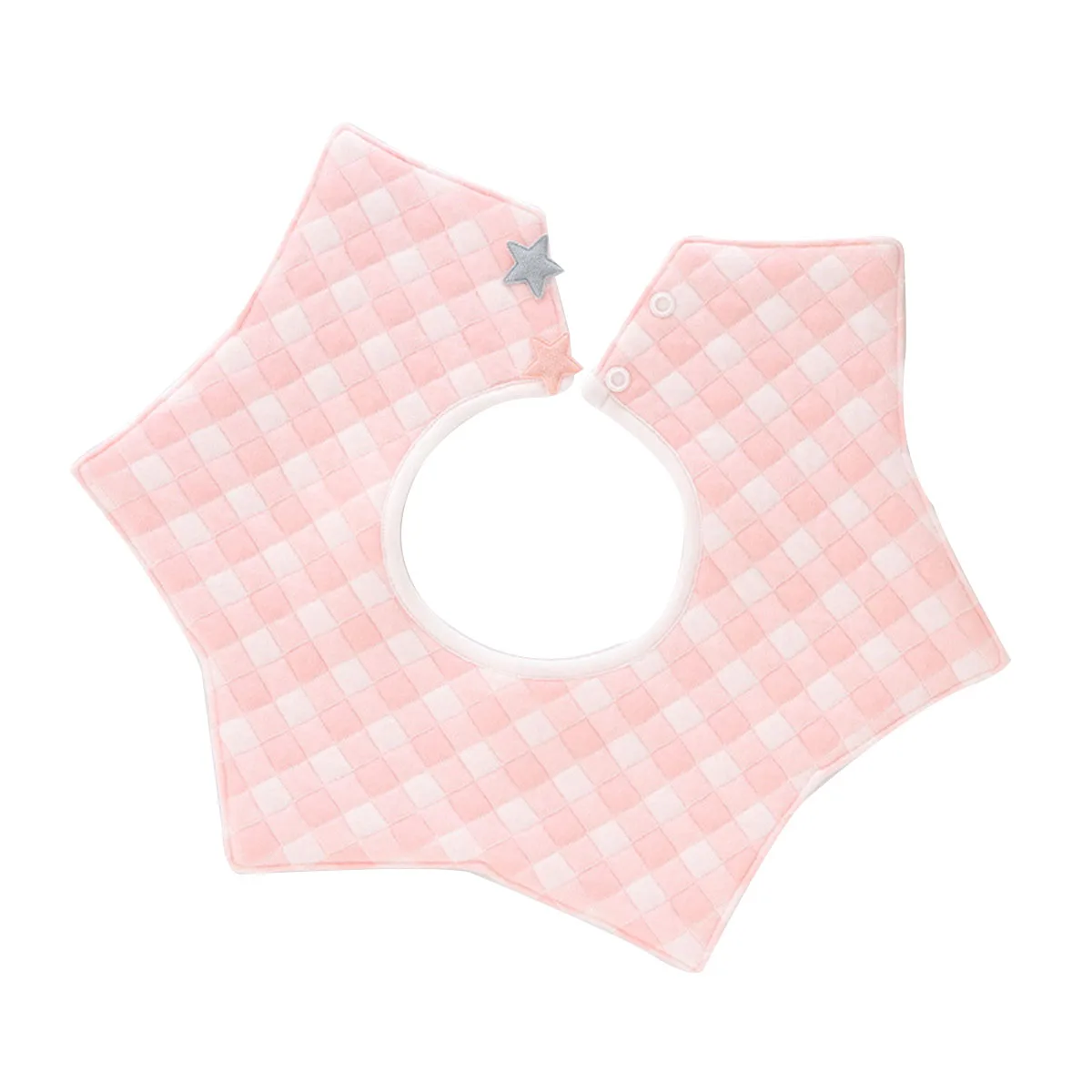 Baby Bib 360° Rotation Thicken Three Layers Pentagram Square Waterproof Feeding Cleaning Protection