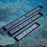 waterproof led aquarium lights fish tank light bar blue submersible underwater clip lamp aquatic decorations 304060cm