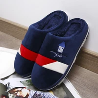 fashion home warm plush slippers for women winter indoor comfortable platform lovers slides non slip female flat furry shoes new