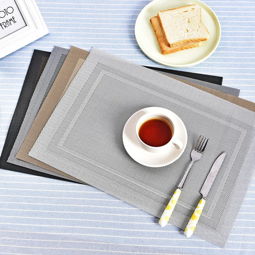 Фото European Luxury PVC Waterproof Non-slip Placemat Washable and Quick-drying Heat Insulation Table Cloth Dining Mats Дом и сад European Luxury PVC Waterproof Non-slip Placemat Washable and Quick-drying Heat Insulation Table Cloth Dining Mats Дом и сад
