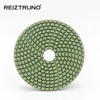 3 pcs quartz diamond polishing pads terrazzo stone 4 100mm resin abrasive disc grinding wheel for grinderwet use