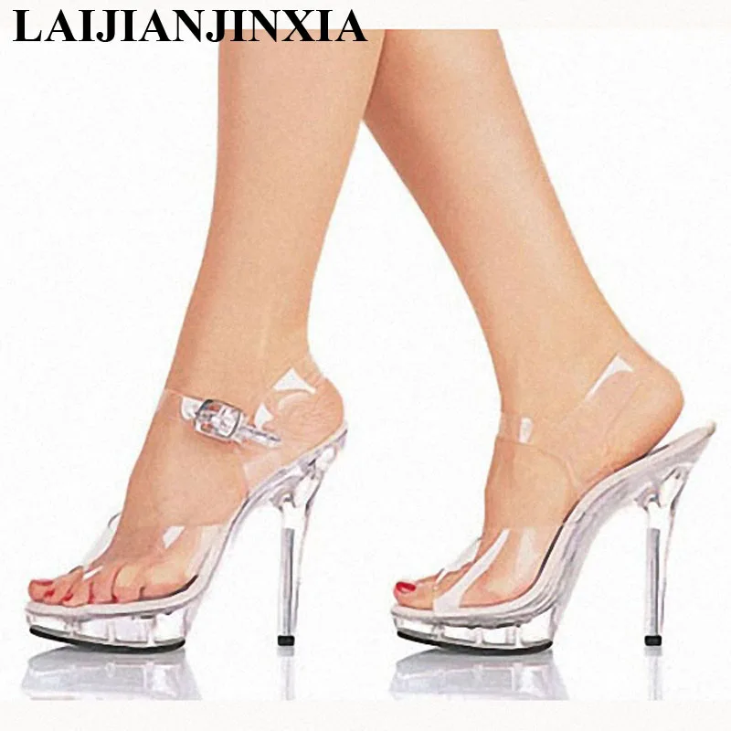 New Crystal Ankle Strap 13CM Sexy Super High Heel Platforms Women's Dance Shoes Pole dancing | Спорт и развлечения