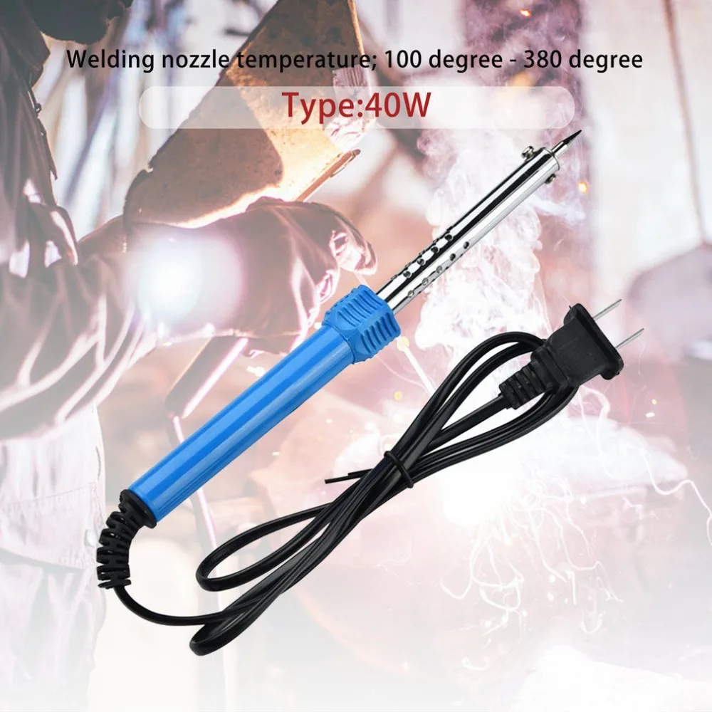 

30W/40W/60W Electric Soldering Iron High Temperature Solder Welding Gun Tool Electric Iron Pencil Welding Tip US Plug