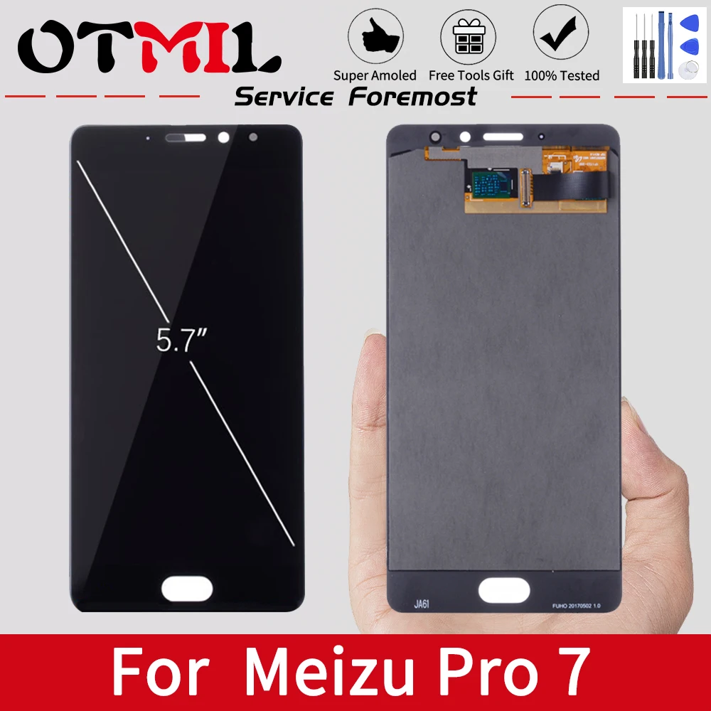 ЖК-дисплей OTMIL для MEIZU Pro 7 M792M M792H дисплей Pro7 сенсорный экран с рамкой дигитайзер