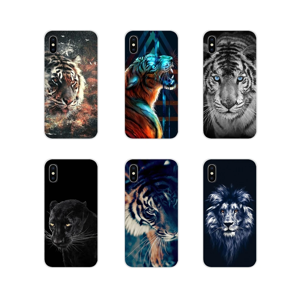 Аксессуары чехлы для телефонов Тигр пантера Лев Xiaomi Redmi Note 3 4 5 6 7 8 Pro Mi Max Mix 2 2S Pocophone