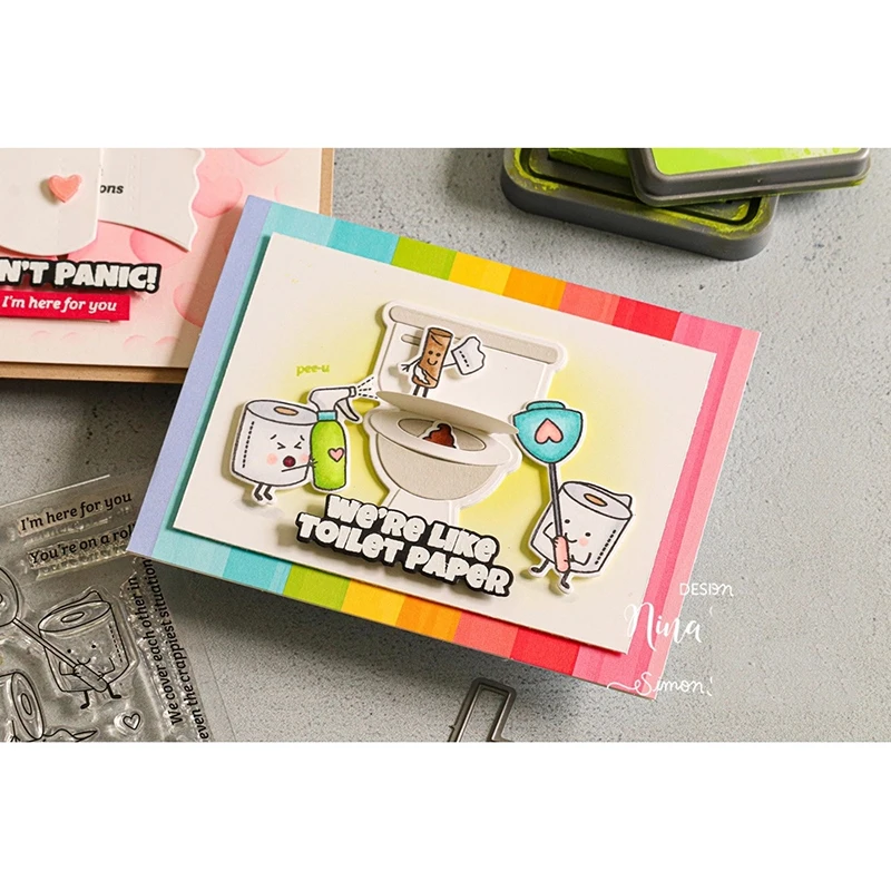 

JC Metal Cutting Dies Flush Toilet DIY Scrapbooking Die Cut Handmade Punch Shape Stencil Craft Mold Mould Model Decor New Design