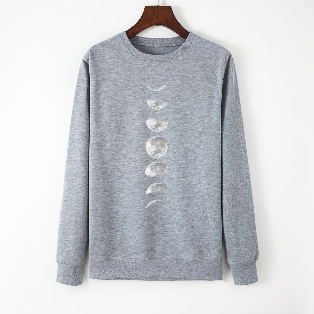 

Women Hoodies Sweatshirts Tops Female Casual Pullovers Eclipse Sweatshirt Spring Autumn Long Sleeve Streetwear Hoodie Clothing