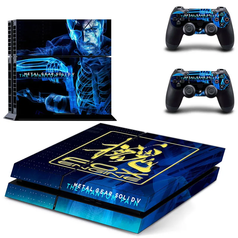Металлическая игровая станция 4 наклейки s PS виниловые Наклейка для PS4 Pegatinas Adesivo