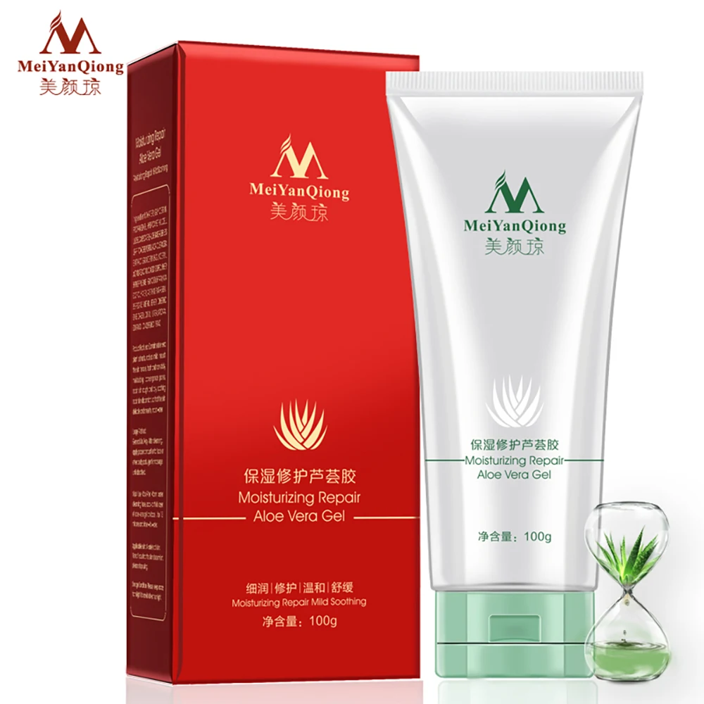 100G Moisturizing Repair Aloe Vera Gel Skin Care Natural Plant Extracts Ance Treatment Mild Soothing Face Care Day Cream Nourish