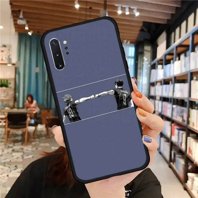 

haikyuu Anime cartoon Phone Case for samsung galaxy a51 a52 a71 a50 a12 a72 a21s a70 s21 s20 fe s10 note 20 10 ultra plus coque