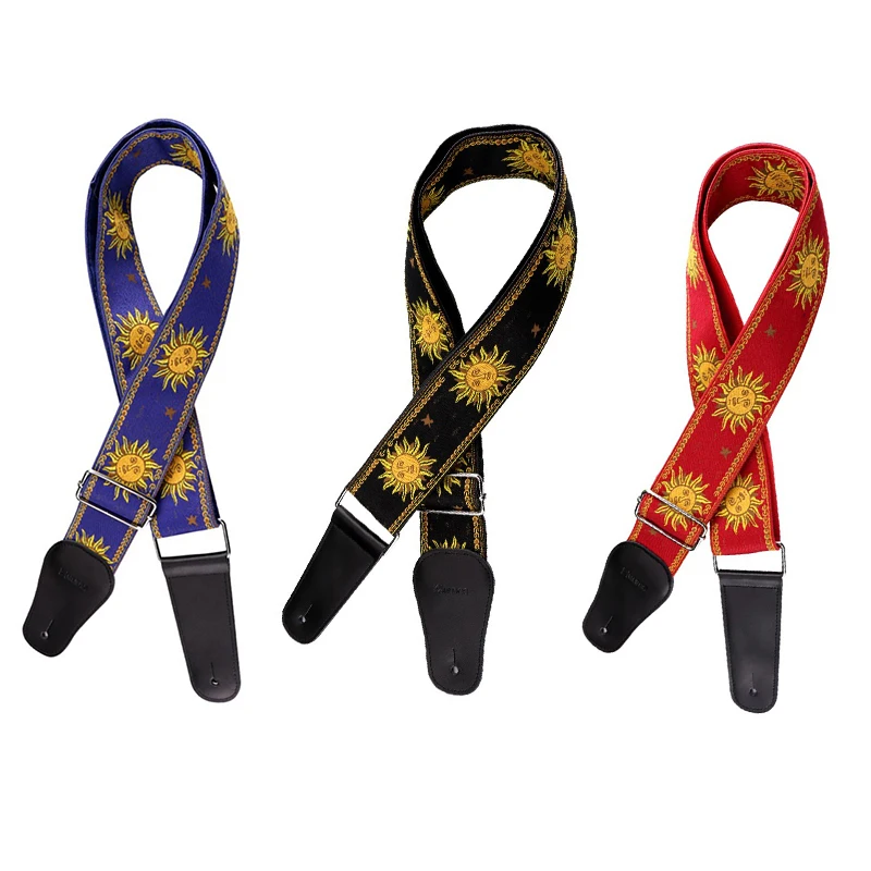 

Hot Guitar Strap Electric Guitar Strap Bass Strap Belt with Embroidery for Guitar