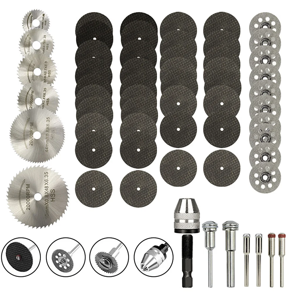 60 шт. набор инструментов для электрической шлифовальной машины алмазные режущие