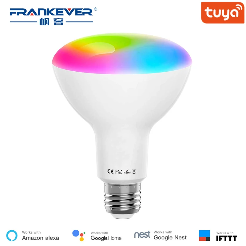 FRENKEVER Smart Управление лампы 1,5 W светодиоидная лампа с регулируемой яркостью Беспроводной светодиодный лампы RGBW LED Гостиная совместим с Alexa google home