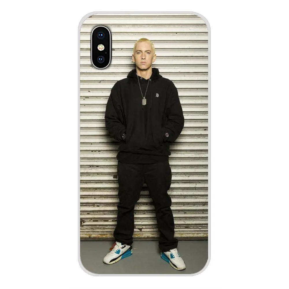 Silicone Skin Case For Xiaomi Mi4 Mi5 Mi5S Mi6 Mi A1 A2 5X 6X 8 9 Lite SE Pro Max Mix 2 3 2S Male Celebrity Hot Singer Eminem | Мобильные