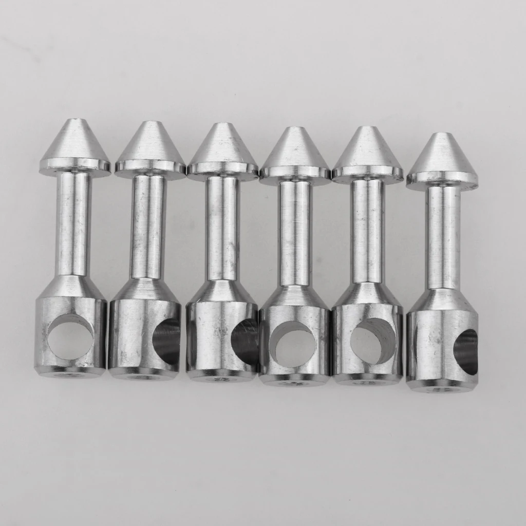 

6pcs Latex Tube Fishing Band Assembly Installation Tools Steel Inserts