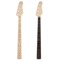 kmise electric guitar neck 4 string canada maple for jazz bass jb 21 frets bolt on 38 mm nut nature satin