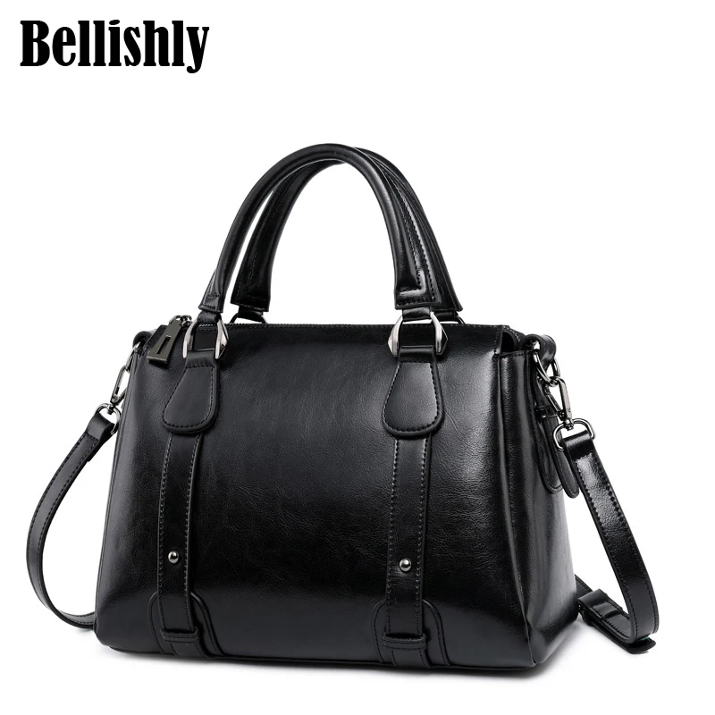 Bellishly кожаные сумки для женщин Burbery дамская сумочка известного бренда ручная