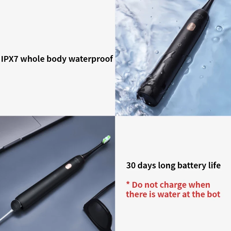

Xiaomi SOOCAS Sonic Electric Toothbrush Smart toothbrush ultrasonic automatic Tooth brush USB fast charging adult waterproof 5