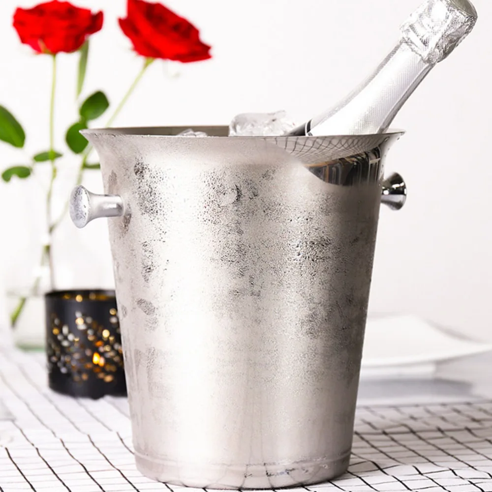 

1Pc Ice Bucket Ice Cube Container Champagne Beer Ice Chiller