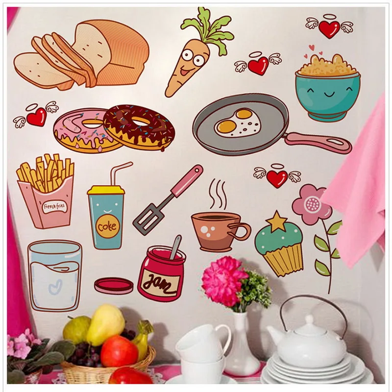 Самоклеящаяся Съемная Настенная Наклейка сделай сам для холодильника