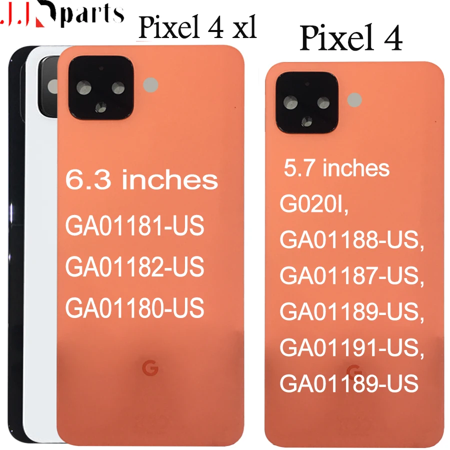 Новинка 100% задняя крышка батарейного отсека Google Pixel 4 чехол запасные части с