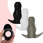 Силиконовая пробка Анальная для мужчин массажер простаты секс-игрушки для взрослых Анальная пробка расширяющийся расширитель Анальная клизма интимный продукт для взрослых