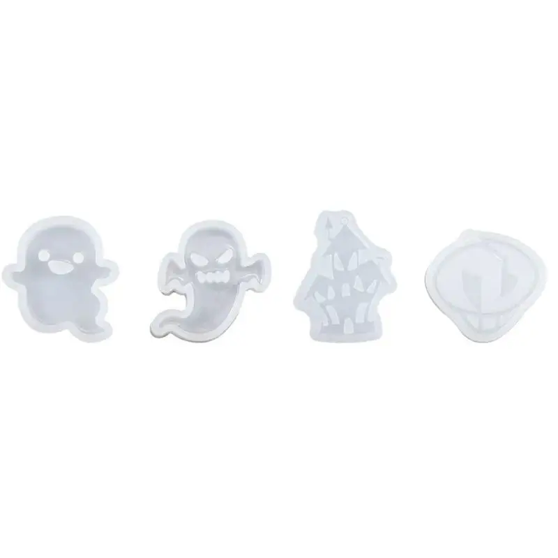 

9pcs Halloween Theme Silicone Molds Resin Jewelry Casting Mold Kit with Tools Hand Silicone Resin Mold Jewelry Making