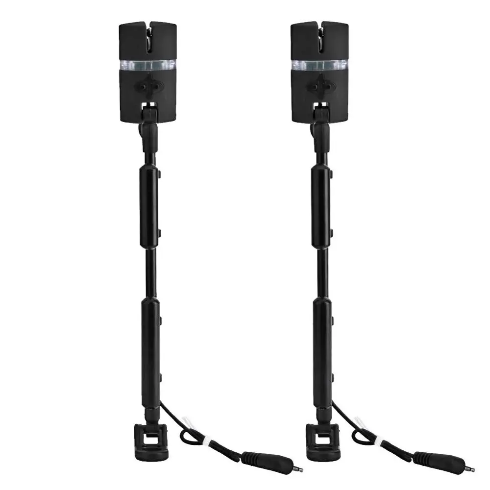 2pcs 1 шт./2 шт. сигнализация для ловли карпа и светодиодный свингер для ловли карпа с подсветкой набор сигнализации для ловли карпа 7 цветов индикатор рыболовные снасти - Цвет: 2pcs