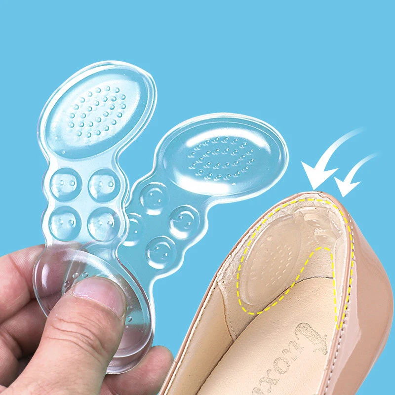 

2Pcs/pair Slow Rebound Butterfly Dispensing Anti-slip Heel Stick Women Insoles for Shoes High Heels Pain Relief Foot Care Insert